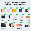 xTool Ultimate Laser Material Kit (159pcs)