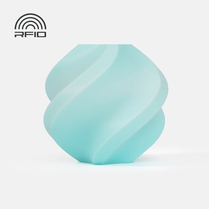 Bambu PLA Basic-Arctic Whisper w/Spool