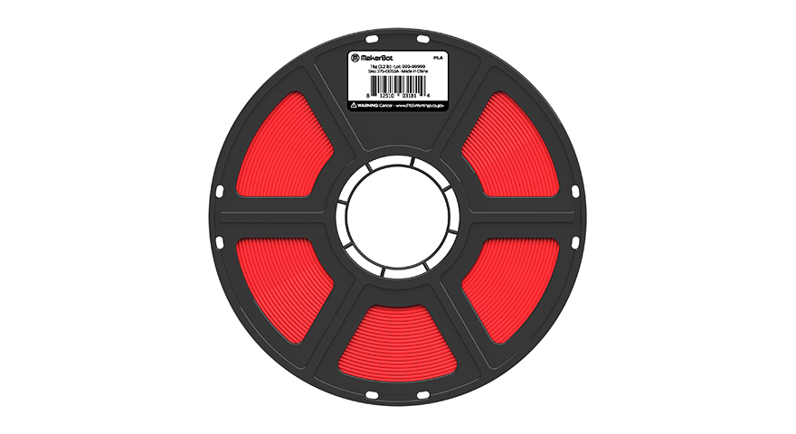 MakerBot Sketch PLA Filament Red (1kg, 2.2lbs)