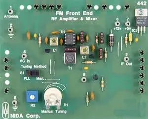 Nida 4444, RF Communications Card Set (AM,FM,AM Transceiver, SSB,NBFM)