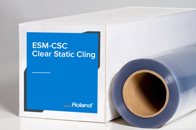 Roland Clear Static Cling, 20" x 50'