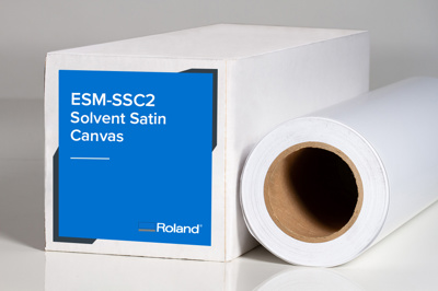 Roland Solvent Satin Canvas 30"X25ft.