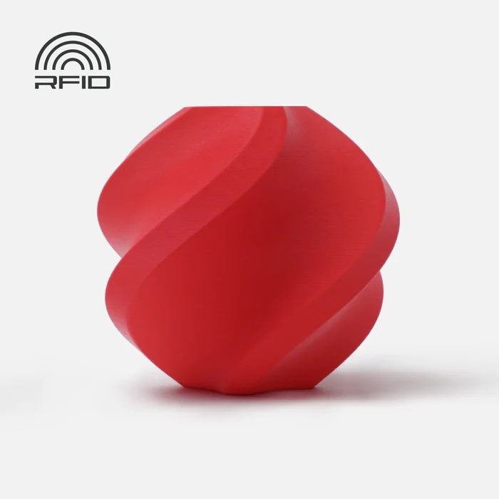 Bambu PLA Matte-Scarlet Red w/Spool