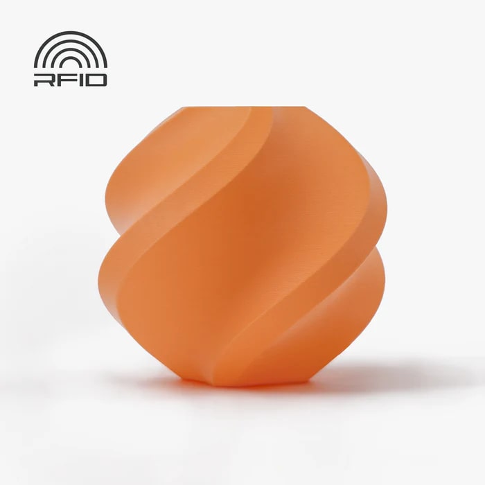 Bambu PLA Matte-Mandarin Orange w/Spool