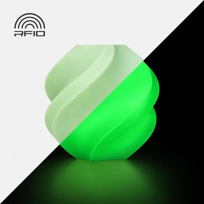 Bambu PLA Glow-Glow Green