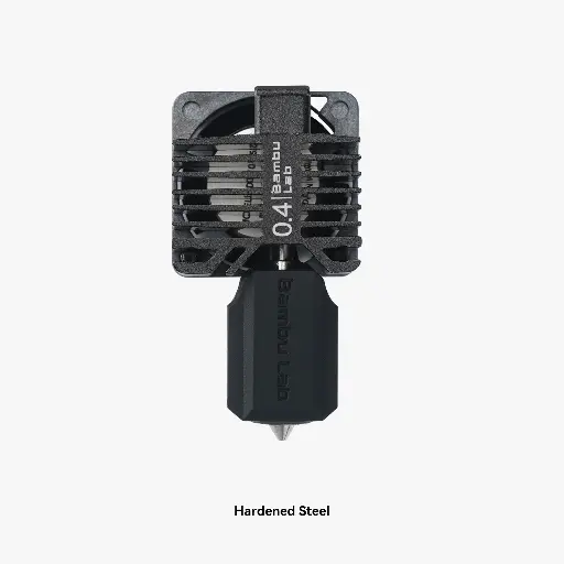 [580-0129] Bambu Complete hotend assembly with hardened steel nozzle -0.4mm X1E FAH013