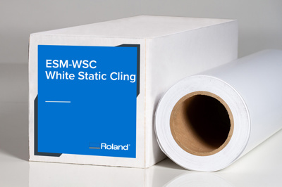 [510-0247] Roland White Static Cling, 20" x 50'